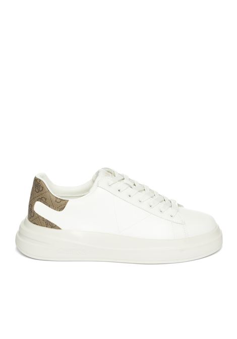 sneaker vibo bianco/beige GUESS | FMPVIB LEA112ELBA-WBEIB